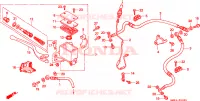 CILINDRO MAESTRO FRENO per Honda TRX 300 SPORTRAX EX 1994