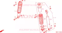 CUSCINO ANTERIORE per Honda TRX 300 SPORTRAX EX 1994