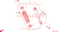 CUSCINO POSTERIORE per Honda TRX 300 SPORTRAX EX 1994