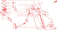 MAESTRO FRENO POSTERIORE CILINDRO per Honda TRX 300 SPORTRAX EX 1994