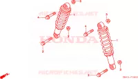 CUSCINO ANTERIORE per Honda TRX 300 FOURTRAX 4X46 1996