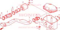 FILTRO ARIA per Honda TRX 300 FOURTRAX 4X46 1996