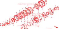 FRIZIONE per Honda TRX 300 FOURTRAX 4X46 1996