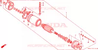 MOTORE AVVIAMENTO per Honda TRX 300 FOURTRAX 4X46 1996