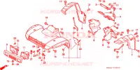 PARAFANGO ANTERIORE per Honda TRX 300 FOURTRAX 4X46 1996