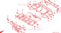 PORTATORE per Honda TRX 300 FOURTRAX 4X46 1996