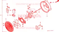 VENTILATORE RINFRESCATORE per Honda TRX 300 FOURTRAX 4X46 1996