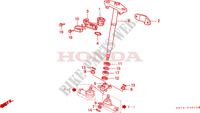 ALBERO STERZO per Honda FOURTRAX 400 FOREMAN 4X4 2000