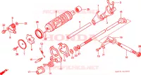 CILINDRO CAMBIO per Honda FOURTRAX 400 FOREMAN 4X4 1996
