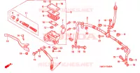 CILINDRO MAESTRO FRENO per Honda FOURTRAX 400 FOREMAN 4X4 1996