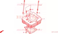 CILINDRO per Honda FOURTRAX 400 FOREMAN 4X4 1996