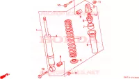 CUSCINO ANTERIORE per Honda FOURTRAX 400 FOREMAN 4X4 1996