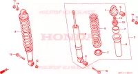 CUSCINO POSTERIORE per Honda FOURTRAX 400 FOREMAN 4X4 1996
