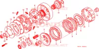 FRIZIONE per Honda FOURTRAX 400 FOREMAN 4X4 1996