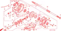INGRANAGGIO FINALE per Honda FOURTRAX 400 FOREMAN 4X4 1996