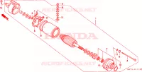 MOTORE AVVIAMENTO per Honda FOURTRAX 400 FOREMAN 4X4 1996