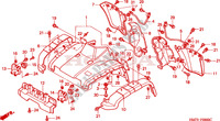 PARAFANGO ANTERIORE(1) per Honda FOURTRAX 400 FOREMAN 4X4 2001