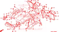 PARAFANGO ANTERIORE(1) per Honda FOURTRAX 400 FOREMAN 4X4 1996