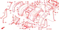 PARAFANGO POSTERIORE per Honda FOURTRAX 400 FOREMAN 4X4 1996