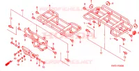 PORTATORE per Honda FOURTRAX 400 FOREMAN 4X4 1996
