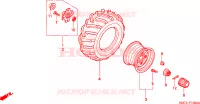 RUOTA POSTERIORE per Honda FOURTRAX 400 FOREMAN 4X4 1996
