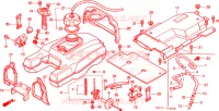 SERBATOIO COMBUSTIBILE per Honda FOURTRAX 400 FOREMAN 4X4 1996