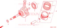 ALBERO A GOMITI/PISTONE per Honda TRX 250 FOURTRAX RECON Standard 2003