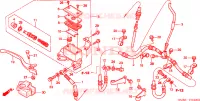 CILINDRO MAESTRO FRENO per Honda TRX 250 FOURTRAX RECON Standard 2003