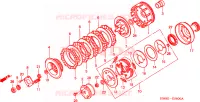 FRIZIONE per Honda TRX 250 FOURTRAX RECON Standard 2003