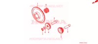 INGRANAGGIO AVVIAMENTO per Honda TRX 250 FOURTRAX RECON Standard 2003