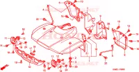 PARAFANGO ANTERIORE('02 '04) per Honda TRX 250 FOURTRAX RECON Standard 2003