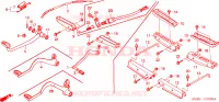PEDALE/GRADINO per Honda TRX 250 FOURTRAX RECON Standard 2003