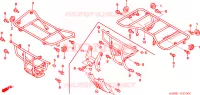 PORTATORE per Honda TRX 250 FOURTRAX RECON Standard 2003