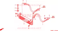 RINFRESCATORE OLIO per Honda TRX 250 FOURTRAX RECON Standard 2003