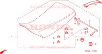 SEDILE per Honda TRX 250 FOURTRAX RECON Standard 2003