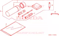 UTENSILI per Honda TRX 250 FOURTRAX RECON Standard 2003