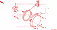 AVVIATORE RINCULO (TRX500FA5/6/7/8) per Honda FOURTRAX 500 FOREMAN RUBICON Hydrostatic 2006