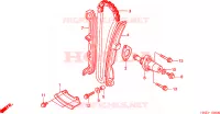 CATENA CAMMA/TENSIONE per Honda FOURTRAX 500 FOREMAN RUBICON Hydrostatic 2006