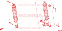 CUSCINO POSTERIORE per Honda FOURTRAX 500 FOREMAN RUBICON Hydrostatic 2006