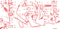 LEVA MANIGLIA/INTERRUTTORE/CAVO(TRX500FA5/6/7/8) per Honda FOURTRAX 500 FOREMAN RUBICON Hydrostatic 2006