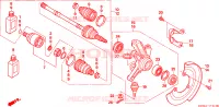 NOCCA (TRX500FA5/6/7/8) per Honda FOURTRAX 500 FOREMAN RUBICON Hydrostatic 2006