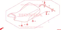 SEDILE (TRX500FA5/6/7/8) per Honda FOURTRAX 500 FOREMAN RUBICON Hydrostatic 2006
