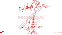 ALBERO STERZO per Honda FOURTRAX 350 RANCHER 4X4 Electric Shift 2000