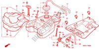 SERBATOIO COMBUSTIBILE per Honda FOURTRAX 350 RANCHER Electric Shift 2000