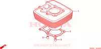 CILINDRO per Honda TRX 250 SPORTRAX EX 2004