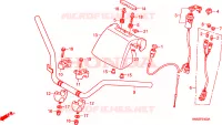 CONDOTTO MANIGLIA (TRX250EX1/2/3/4/5) per Honda TRX 250 SPORTRAX EX 2004