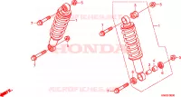 CUSCINO ANTERIORE per Honda TRX 250 SPORTRAX EX 2004
