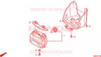 FANALE (TRX250EX1/2/3/4/5) per Honda TRX 250 SPORTRAX EX 2004