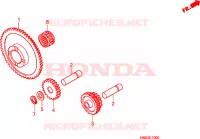 INGRANAGGIO AVVIAMENTO per Honda TRX 250 SPORTRAX EX 2004