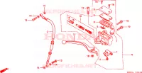 CILINDRO MAESTRO FRENO per Honda NSR 125 R 1997